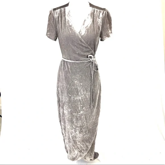 wayf silver dress Wayf Dress Womens Size Small Silver Party Cocktail Stretch Comfort A-Line  Mini
